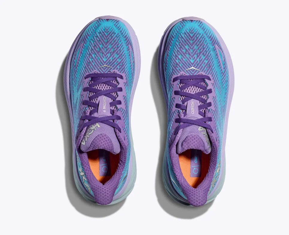 Hoka WOMEN'S CLIFTON 9 CHALK VIOLET / PASTEL LILAC