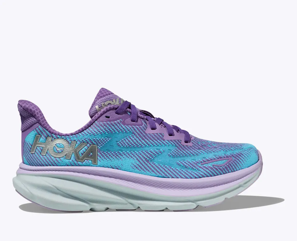 Hoka WOMEN'S CLIFTON 9 CHALK VIOLET / PASTEL LILAC