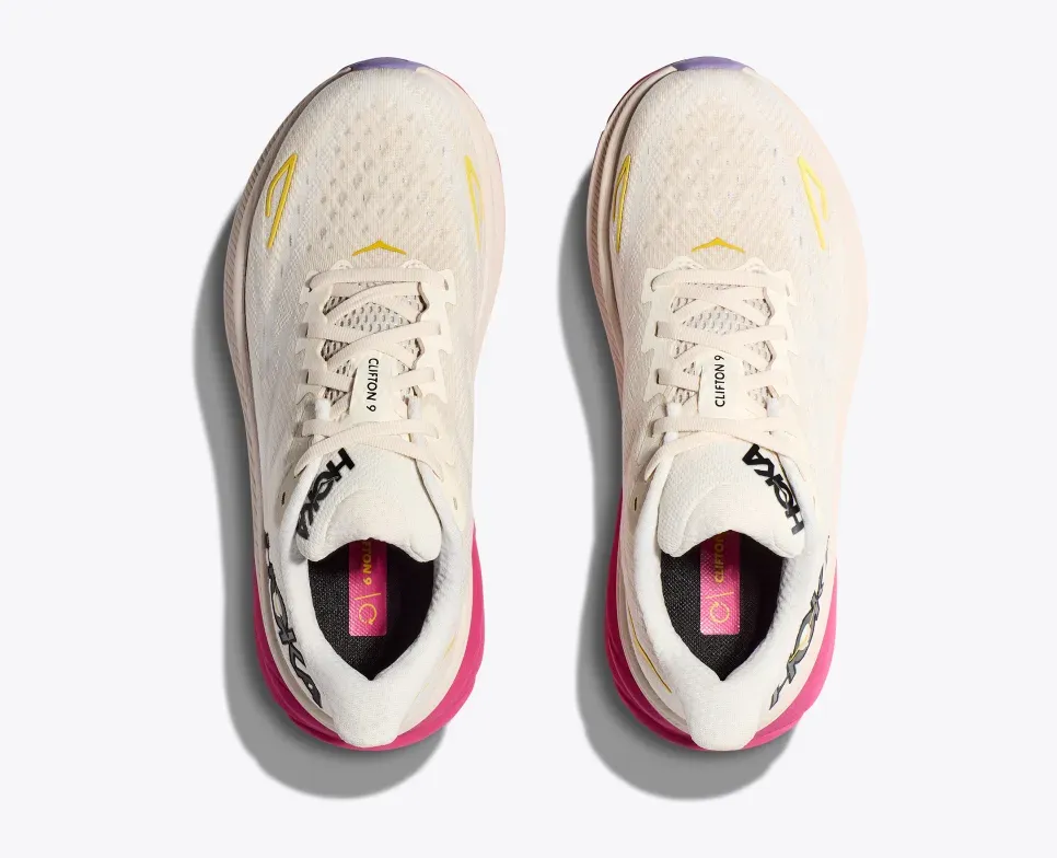 Women’s Size 5 HOKA Clifton 9 Eggnog Blanc De Blanc 1127896-EBDB Running NIB Buy HOKA Wmns Clifton 9  main image 2