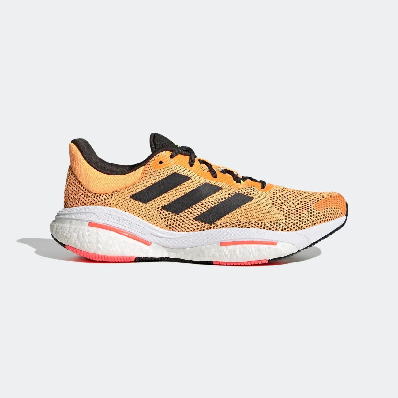 Adidas MEN'S SOLAR GLIDE 5 FLASH ORANGE/CARBON/TURBO