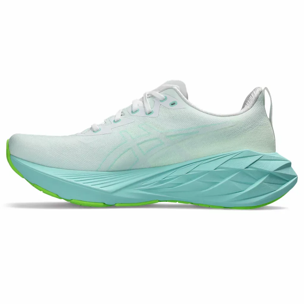 Asics MEN'S NOVABLAST 4 WHITE/ILLUMINATE MINT
