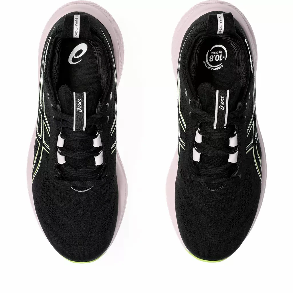 Asics WOMEN'S NIMBUS 26 BLACK/NEON LIME