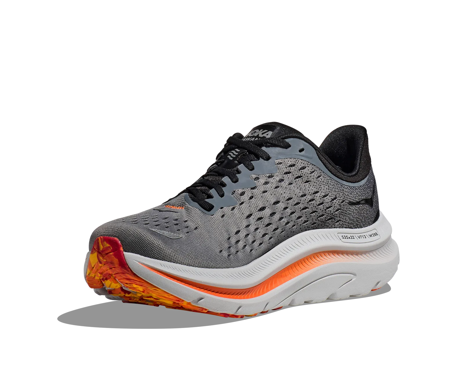 Hoka One One Kawana Men\'s Size 8.5 D (Medium) Running Shoes Gray 1123163 BLRK Men main image 3