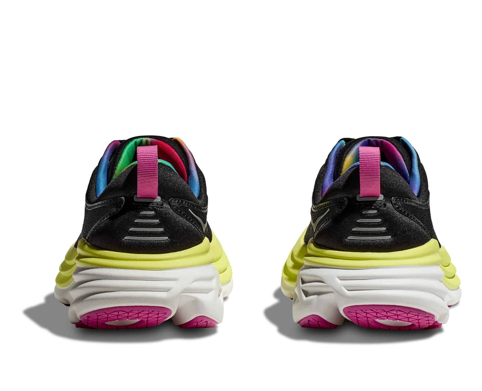 Hoka MEN'S BONDI 8 BLACK / CITRUS GLOW