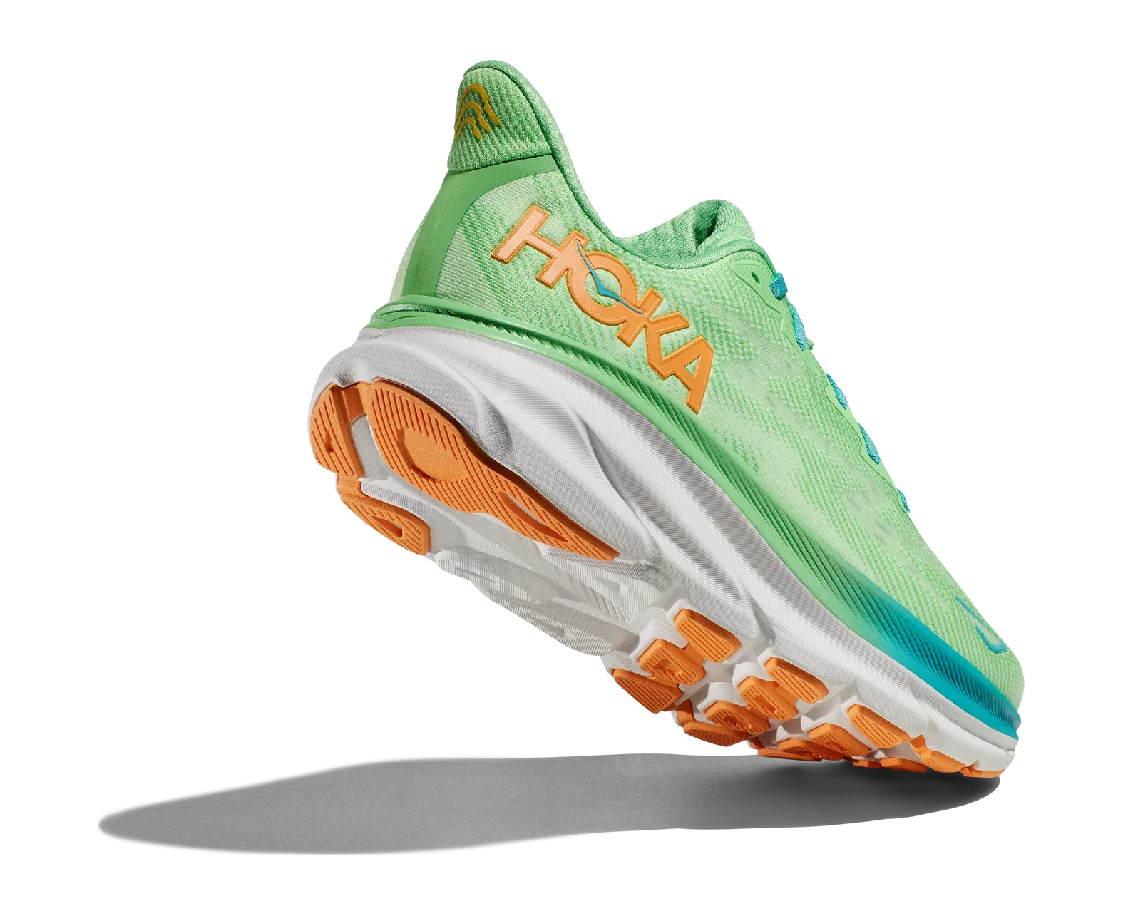 Hoka MEN'S CLIFTON 9 ZEST / LIME GLOW