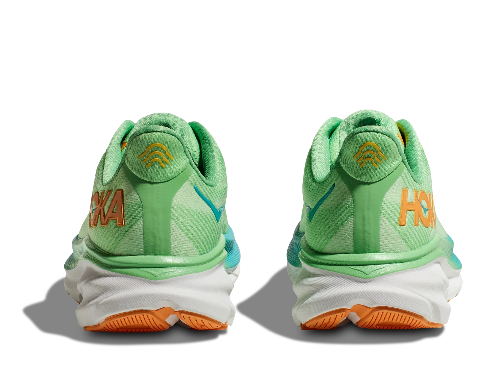 HOKA ランニングシューズ ライトグリーン Hoka MEN'S CLIFTON 9 ZEST / LIME GLOW