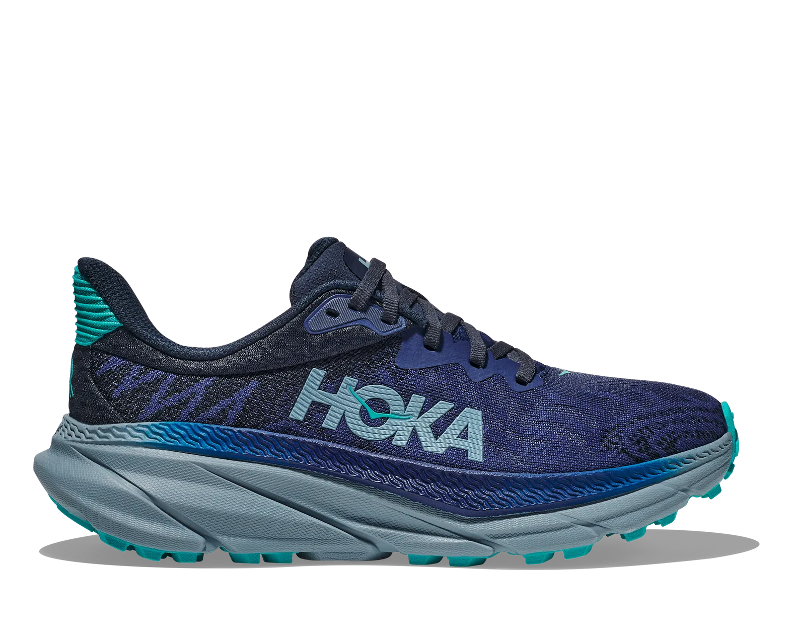 HOKA トレイルシューズ ターコイズ/ネイビー Hoka WOMEN'S CHALLENGER ATR 7 BBSBL