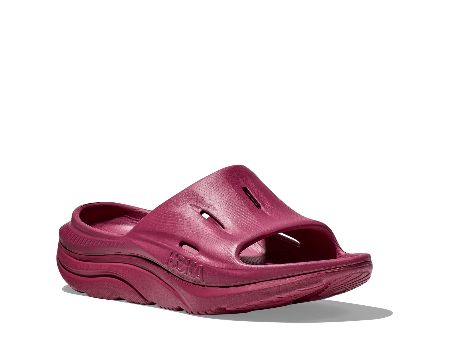 Hoka UNISEX ORA RECOVERY SLIDE 3 BEET ROOT / BEET ROOT display picture 2