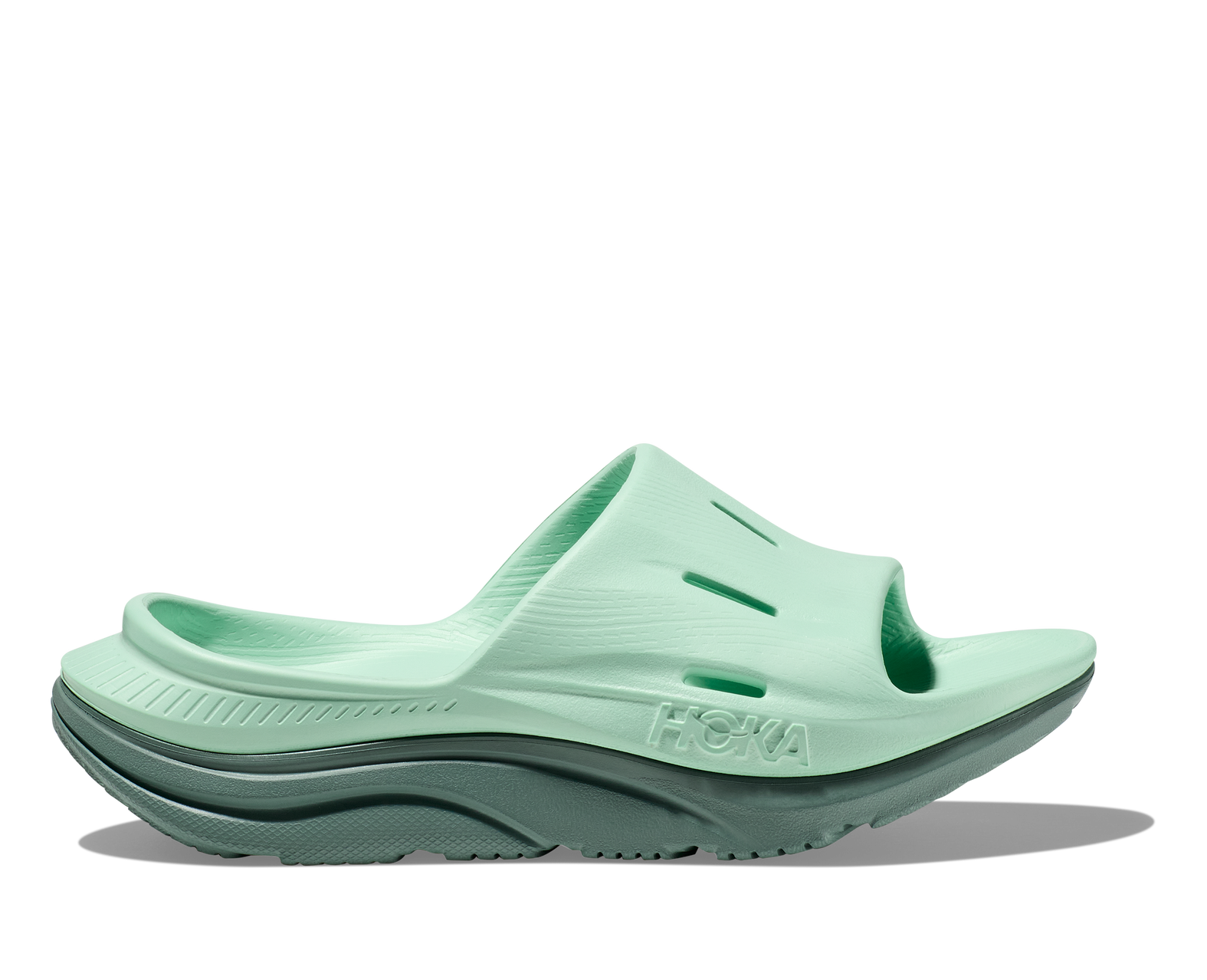 Hoka One One Ora Recovery Slide 3 New Men’s Size 14 US Green Moss Hoka Ora Recovery Slide 3 New Men main image 3
