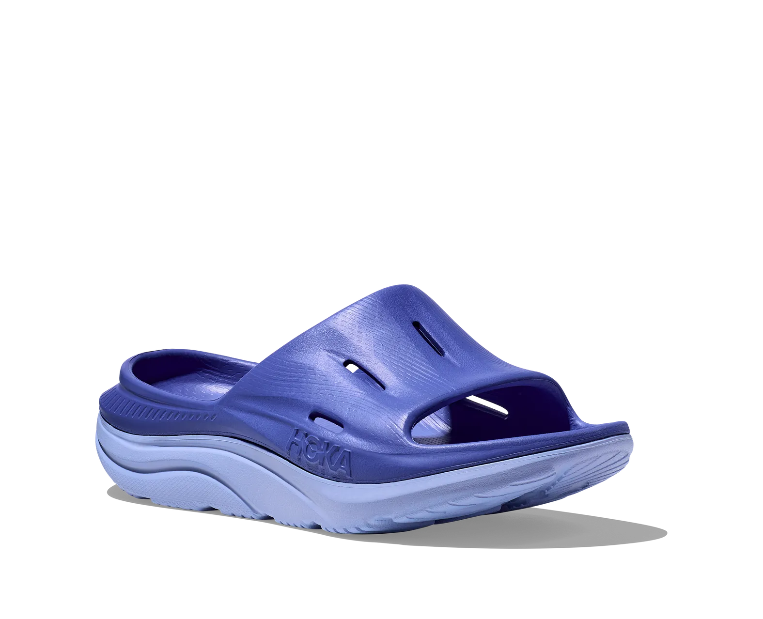 Unisex New Hoka Ora Recovery Slide 3 Purple M13/W15 HOKA Ora Recovery Slide 3 Sandals Men main image 4