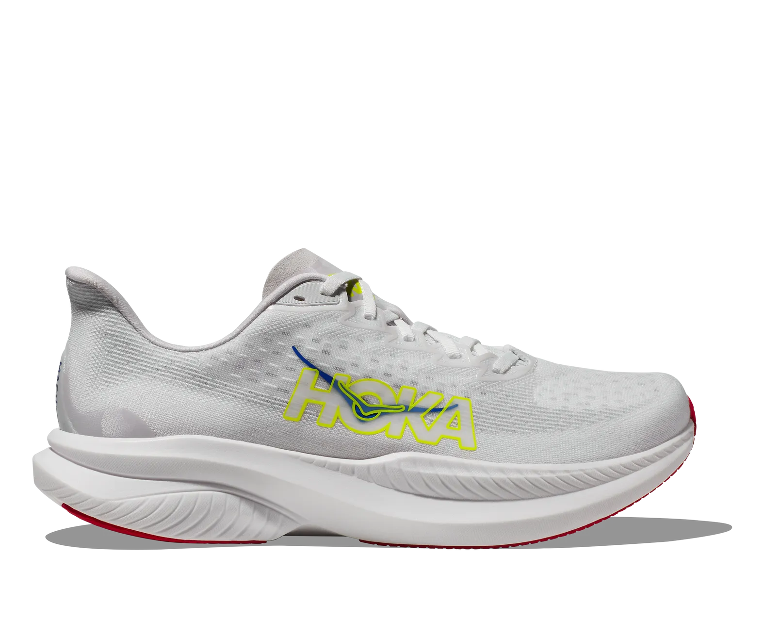 Hoka MEN'S MACH 6 WHITE / NIMBUS CLOUD