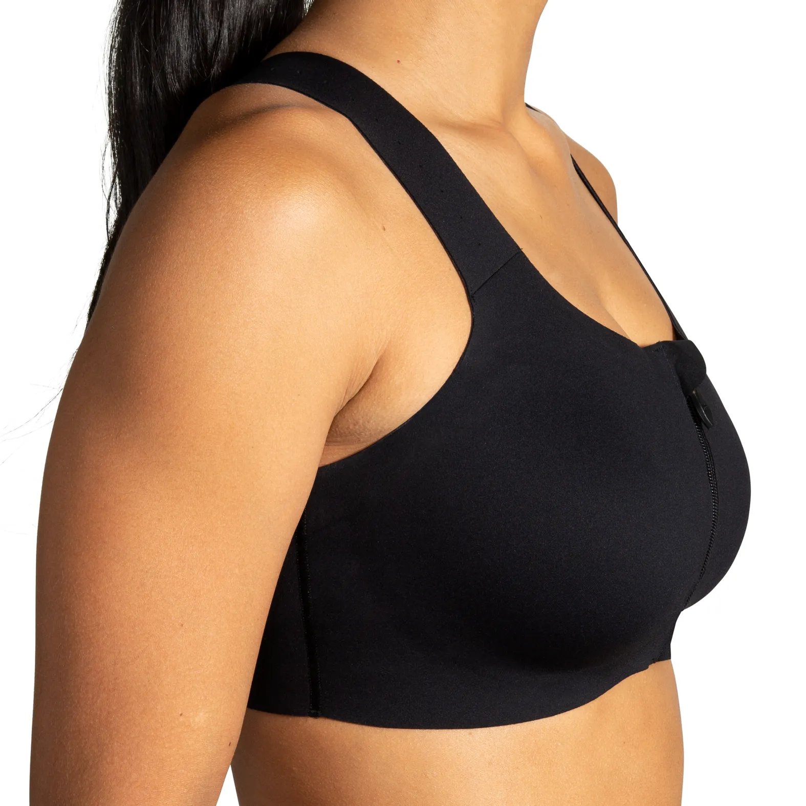 Brooks Dare Zip Run Bra 2.0 Black