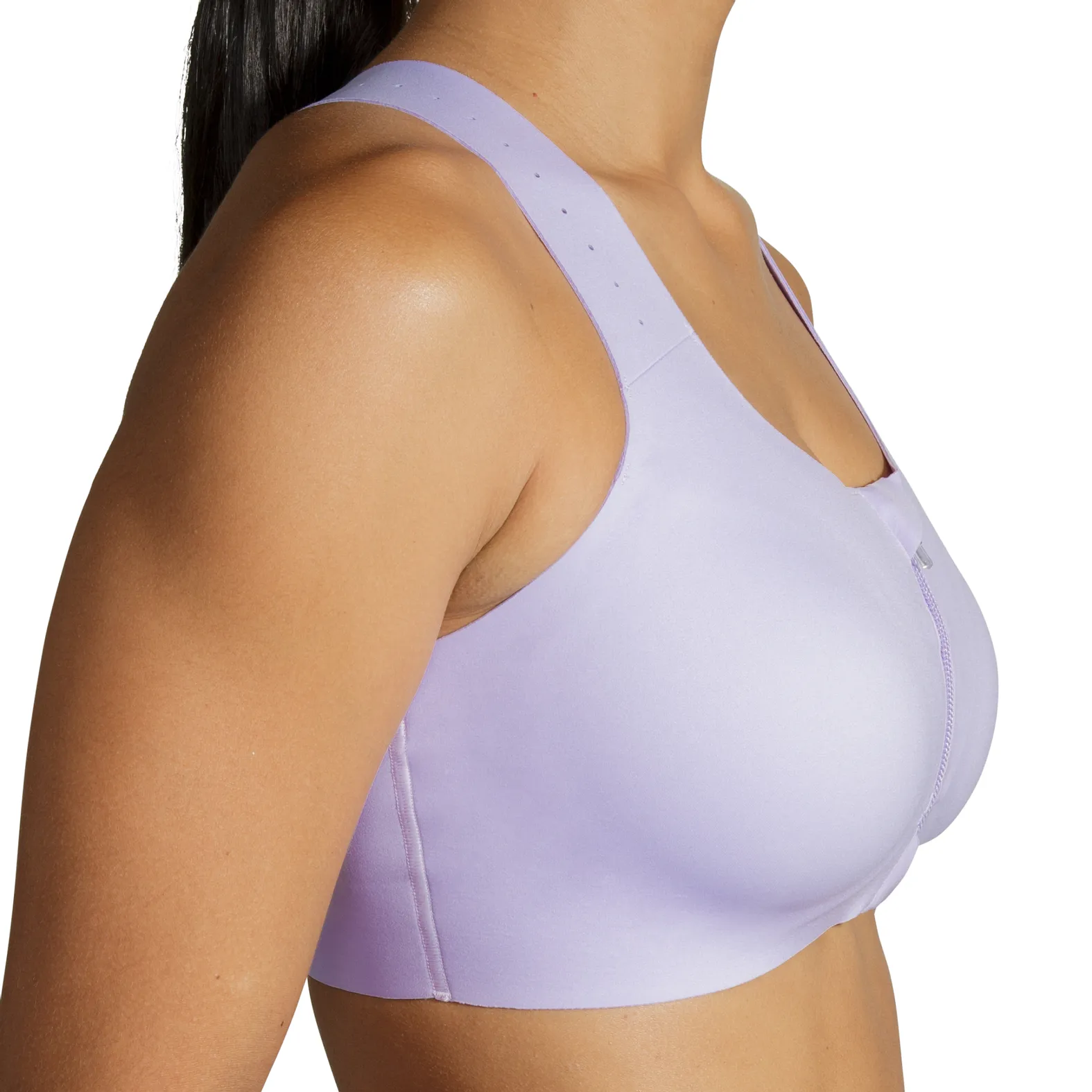 Brooks Dare Zip Run Bra 2.0 Violet Dash