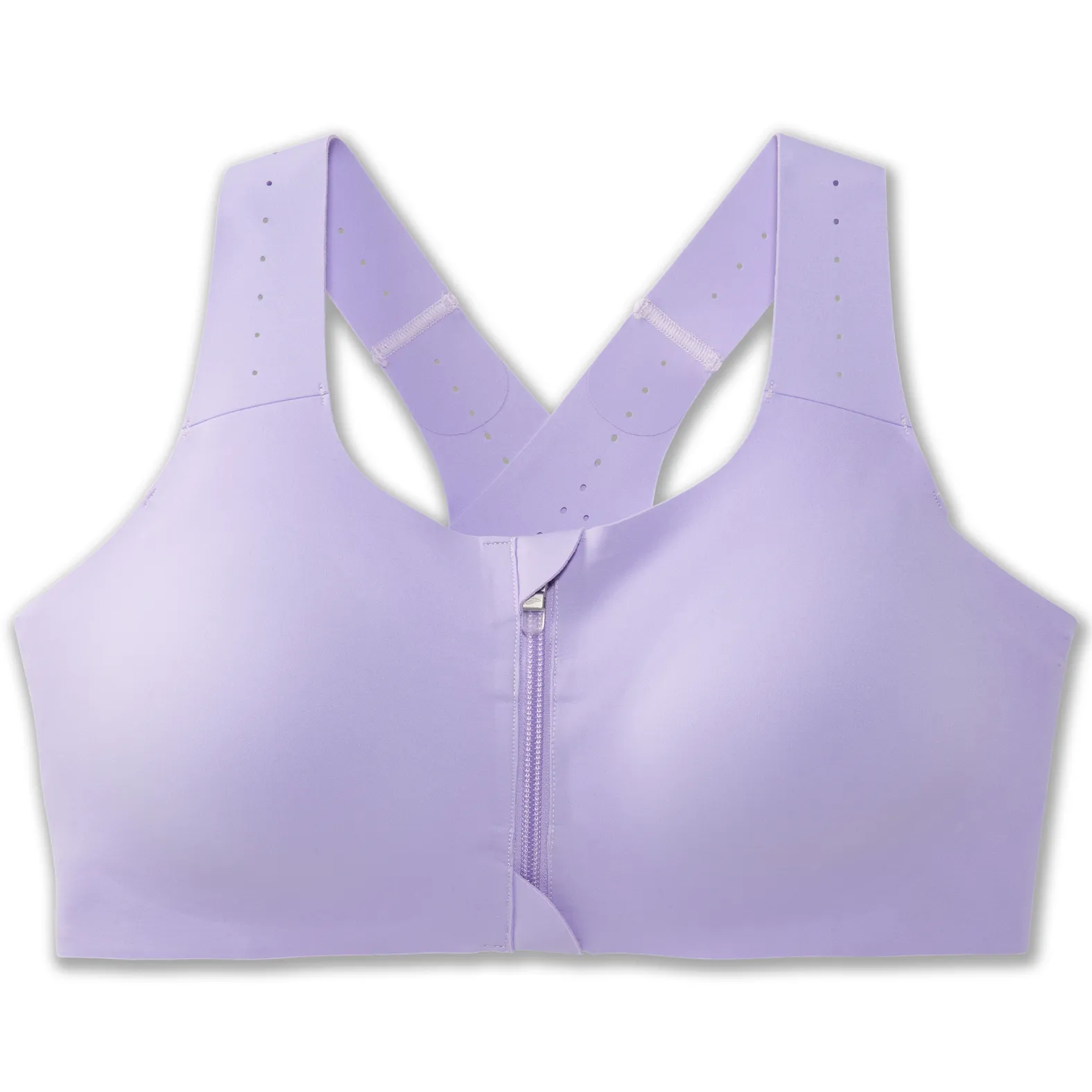 Brooks Dare Zip Run Bra 2.0 Violet Dash